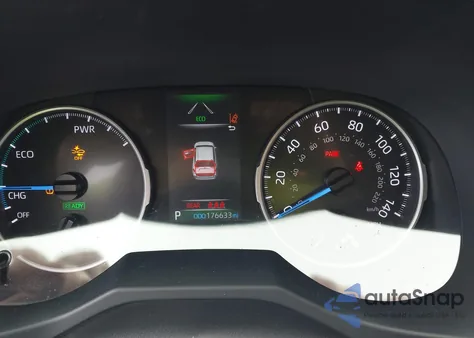 2021 Toyota Rav4 Hybrid Le из США, поврежденный, VIN JTMLWRFVXMD133219